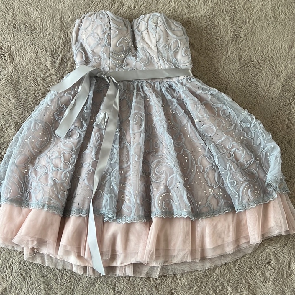 Blue and Pink Dresses